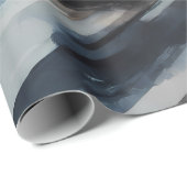 Sportieve blauwe racewagen cadeaupapier (Rol Hoek)