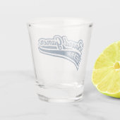 Sportieve Bordspeler Shotglas Shot Glas (Achterkant)