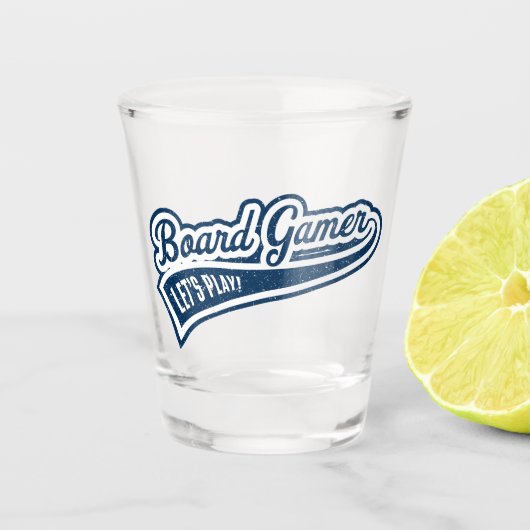 Sportieve Bordspeler Shotglas Shot Glas (Voorkant)