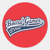 Sportieve Bordspeler Stickers (Voorkant)