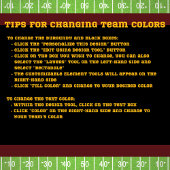 Sportieve Bourgogne en gouden Football Fan Napkins Servet