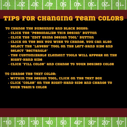 Sportieve Bourgogne en gouden Football Fan Napkins Servet