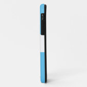 Sportieve Chic  Bright Sky Blauw Witte Strepen Case-Mate iPhone Case (Achterkant/links)