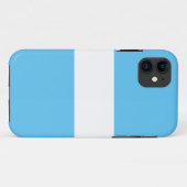 Sportieve Chic  Bright Sky Blauw Witte Strepen Case-Mate iPhone Case (Achterkant (horizontaal))