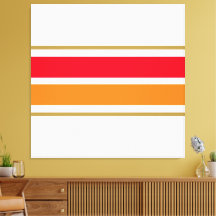 Sportieve felrode Sinaasappels racestrepen op wit