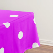 Sportieve gestippelde heldere tropische roze witte tafelkleed (Voorbeeld)