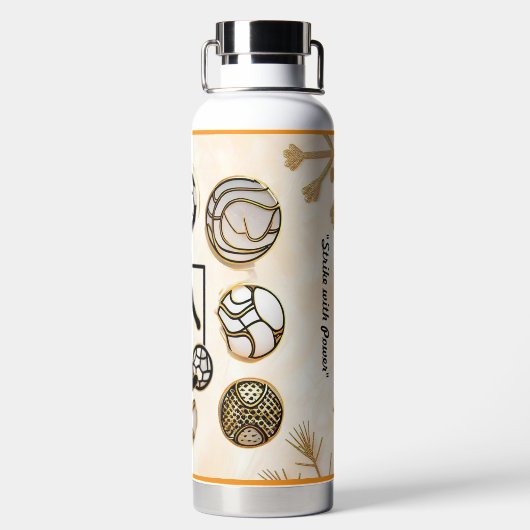 "Sportieve glorie" Waterfles (Achterkant)