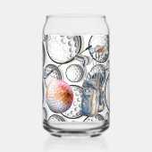 Sportieve Golf Blikvorm Glas (Achterkant)