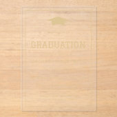 Sportieve gouden afstudeerfeest uitnodiging (Voorkant)