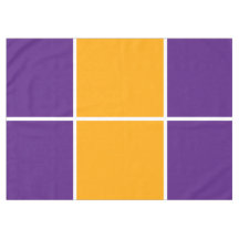 Sportieve goudgele Paarse ruitstrepen