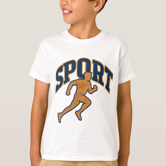 Sportieve Grafische T-shirt (Voorkant)