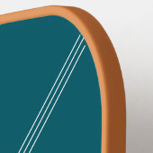 Sportieve Groene Aangepaste Naam Pickleball Paddle (Links Detail)