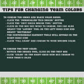 Sportieve groene Football Fan Party Servetten