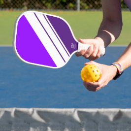 Sportieve heldere tweekleurige Paarse witte racest Pickleball Paddle