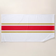 Sportieve helderrode warme bruine witte racingstre