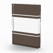 Sportieve horizontale witte zachte bruine racestre fotoblokken (Rechts)