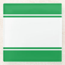 Sportieve jaren 70 Bright Kelly Green White Racing