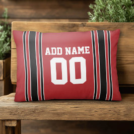 Sportieve Jersey met aangepaste naam nummer Decoratief Kussen