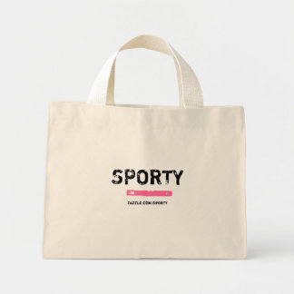 Sportieve kleine tote mini tote bag