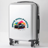 Sportieve luxe auto sticker (Koffer)