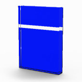 Sportieve moderne Royal Blue White Top derde stree Fotoblokken (Rechts)