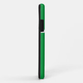 Sportieve Moderne Zwarte Groene Witte Racing Strep Case-Mate iPhone Case (Achterkant/rechts)