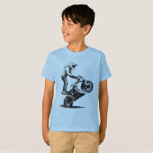 Sportieve motor stunt t-shirt (Voorkant volledig)