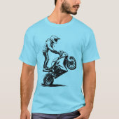 Sportieve motor stunt t-shirt (Voorkant)