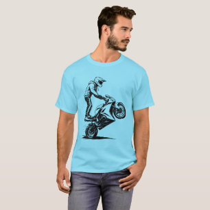 Sportieve motor stunt t-shirt