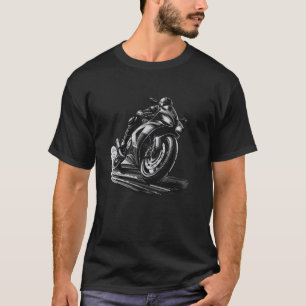 Sportieve motorrace motorfietsen mannen jongens gr t-shirt