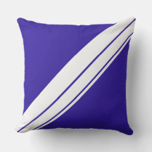 Sportieve Nautical Royal Blue White Racing Stripes