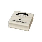 Sportieve paragliding Graphic - Aangepaste slogan  Rubberstempel (Stempel)