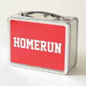 Sportieve pret felrood en wit HOMERUN tekst  (Achterkant)