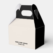 Sportieve Race Car Boy Baby shower Bedankdoosjes (Achterkant)