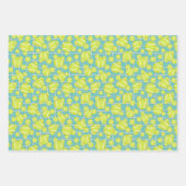 Sportieve tennisballen patroon elke gelegenheid inpakpapier vel (Voorkant)