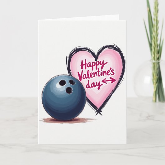 Sportieve Valentijnskaart Kaart (Voorkant)