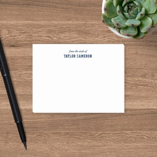 Sportieve Varsity Stijl Van De Schreibtafel Van Post-it® Notes