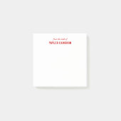 Sportieve Varsity Stijl Van De Schreibtfel Van Post-it® Notes (Voorkant)