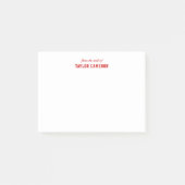 Sportieve Varsity Stijl Van De Schreibtfel Van Post-it® Notes (Voorkant)