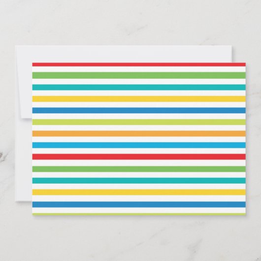 Sportieve verjaardagsuitnodiging kaart (Achterkant)