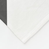 Sportieve Vibrant Grijs Geel Wit Racing Stripes Fleece Deken (Hoek)