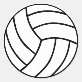 Sportieve Volleybal Sticker