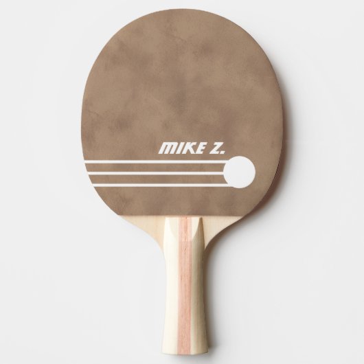 Sportif Name old brown Tafeltennisbatje (Voorkant)