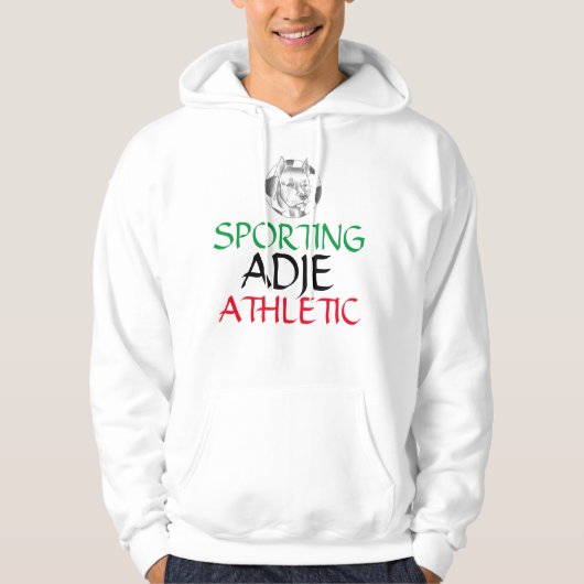 Sporting Adje Athletic Hoodie van Adrian Trevor (Voorkant)