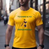 "Sporting Emblem" met Didgeridoo-motief T-shirt