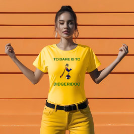  "Sporting Emblem" met Didgeridoo-motief T-shirt