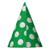 Sporting Gelukkige Verjaardag Golfer Jongen Feesthoedjes (Achterkant)