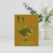 Sportive Frog Briefkaart (Staand voorkant)