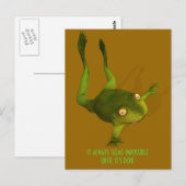 Sportive Frog Briefkaart (Voorkant / Achterkant)