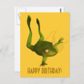 Sportive Frog Briefkaart (Voorkant / Achterkant)